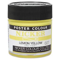Nicker Poster Colour Paint - Lemon Yellow, 40 ml