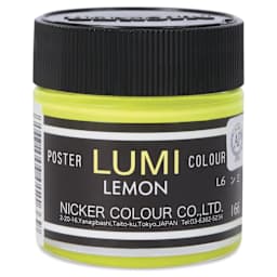 Nicker Lumi Poster Colour Paint - Lumi Lemon, 40 ml