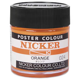 Nicker Poster Colour Paint - Orange, 40 ml