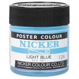Nicker Poster Colour Paint - Light Blue, 40 ml