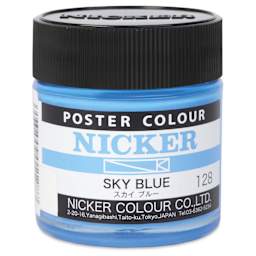 Nicker Poster Colour Paint - Sky Blue, 40 ml