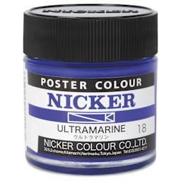 Nicker Poster Colour Paint - Ultramarine, 40 ml