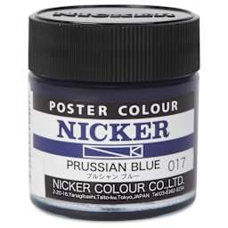 Nicker Poster Colour Paint - Prussian Blue, 40 ml