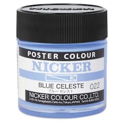 Nicker Poster Colour Paint - Blue Celeste, 40 ml