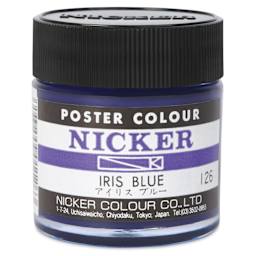Nicker Poster Colour Paint - Iris Blue, 40 ml
