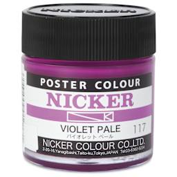 Nicker Poster Colour Paint - Violet Pale, 40 ml
