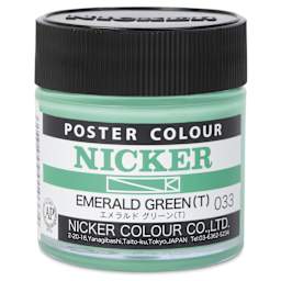 Nicker Poster Colour Paint - Emerald Green, 40 ml