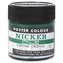 Nicker Poster Colour Paint - Chrome Green 3, 40 ml