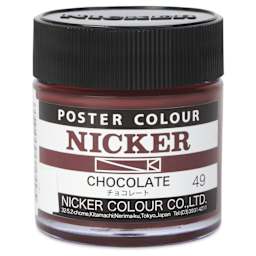 Nicker Poster Colour Paint - Chocolate, 40 ml