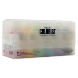 ShinHan Colorist Poster Color Paints - Set of 12, Assorted Colors in storage case