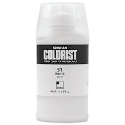 ShinHan Colorist Poster Color Paint - White, 40 ml