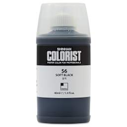 ShinHan Colorist Poster Color Paint - Soft Black, 40 ml