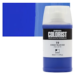 ShinHan Colorist Poster Color Paint - Cobalt Blue Hue, 40 ml 