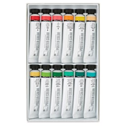 Half of the ShinHan Professional Poster Color Paints - Set of 24, Set B Colors, 40 ml