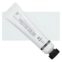ShinHan Professional Poster Color Paint - White, 40 ml tube