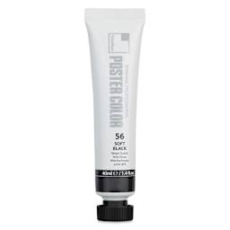 ShinHan Professional Poster Color Paint - Soft Black, 40 ml tube