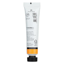ShinHan Professional Poster Color Paint - Yellow Orange, 40 ml tube back