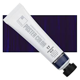 ShinHan Professional Poster Color Paint - Prussian Blue, 40 ml tube and swatch