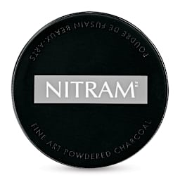 Nitram Fusain Aquarelle Charcoal Watercolor - 1.75 oz (top of tin)