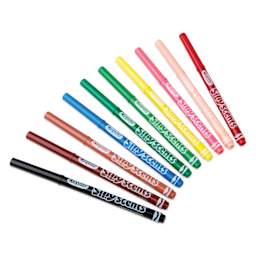 Crayola Silly Scent Smashups Markers - Set of 10, Fine Tip, markers fanned out