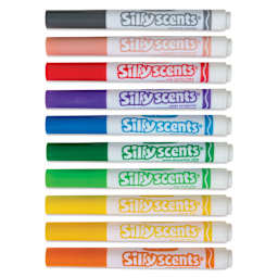 Crayola Silly Scent Smashups Markers - Set of 10, Broad Tip with caps on