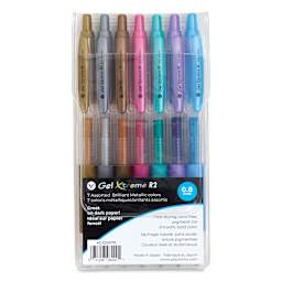Yasutomo R2 Metallic Gel Pen Set in packaging