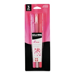 Sakura Gelly Roll Moods Collection Pens - Love, Set of 3, front of the packaging