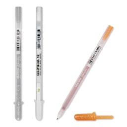 Sakura Gelly Roll Moods Collection Pens - Gratitude, Set of 3, pens laid out 