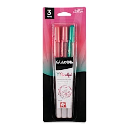 Sakura Gelly Roll Moods Collection Pens - Mindful, Set of 3, front of the packaging