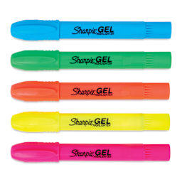 Sharpie Gel Highlighters - Set of 5, markers with cap on