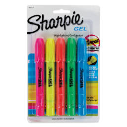 Sharpie Gel Highlighters - Set of 5, front of the packaging