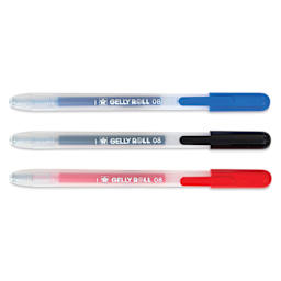 Sakura Gelly Roll Retractable Classic Pens - Set of 3, out of packaging with tip retracted