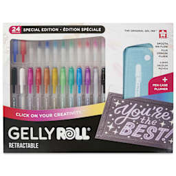 Sakura Gelly Roll Retractable Limited Edition Pens, front of the packaging
