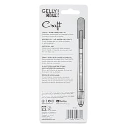Sakura Gelly Roll Retractable Craft Pens - Assorted, Set of 3, back of the packaging