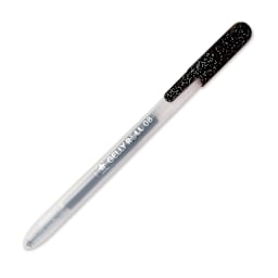Sakura Gelly Roll Retractable Metallic Pen - Black, tip retracted