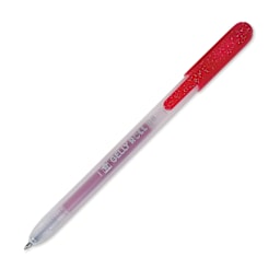 Sakura Gelly Roll Retractable Metallic Pen - Red, tip extended