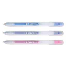 Sakura Gelly Roll Retractable Stardust Pens - Set of 3, out of packaging with tips unretracted