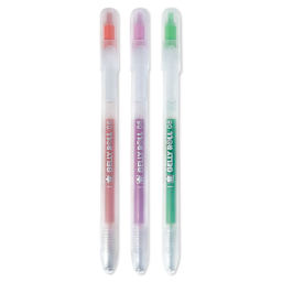 Sakura Gelly Roll Retractable Stardust Pen - Melon Mix, Medium Tip, Set of 3