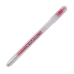 Sakura Gelly Roll Retractable Stardust Pen - Red Star, tip retracted
