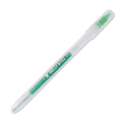 Sakura Gelly Roll Retractable Stardust Pen - Lime Star, tip retracted