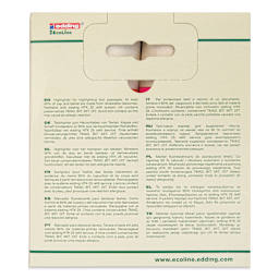 Edding EcoLine Highlighters - Set of 4 back of package