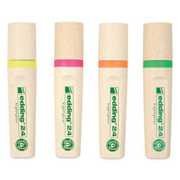 Edding EcoLine Highlighters - Set of 4 set contents