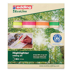 Edding EcoLine Highlighters - Set of 4