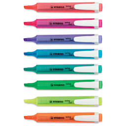 Stabilo Swing Cool Highlighters - Set of 8, contents out of packaging