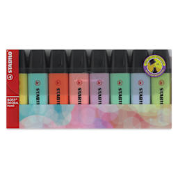 Stabilo Boss Original Highlighters - Pastel, Set of 8, front of the packaging