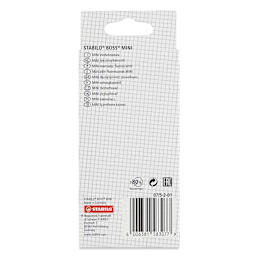 Stabilo Boss Mini Highlighters - Set of 5, front of the packaging