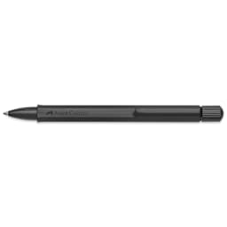 Faber-Castell Hexo Ballpoint Pen - Matte Black, out of packaging
