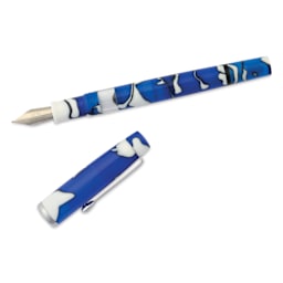 Noodler's Ink Konrad Acrylic Flex Fountain Pen - Wendigo, pen and cap