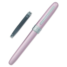 Platinum Plaisir Fountain Pen - Pink, Fine, with ink cartridge