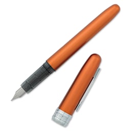 Platinum Plaisir Fountain Pen - Nova Orange, Medium, with cap